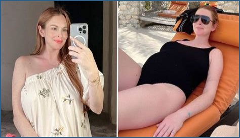 Lindsay Lohan Side Boob Selfie Reminds Us She's Still Around